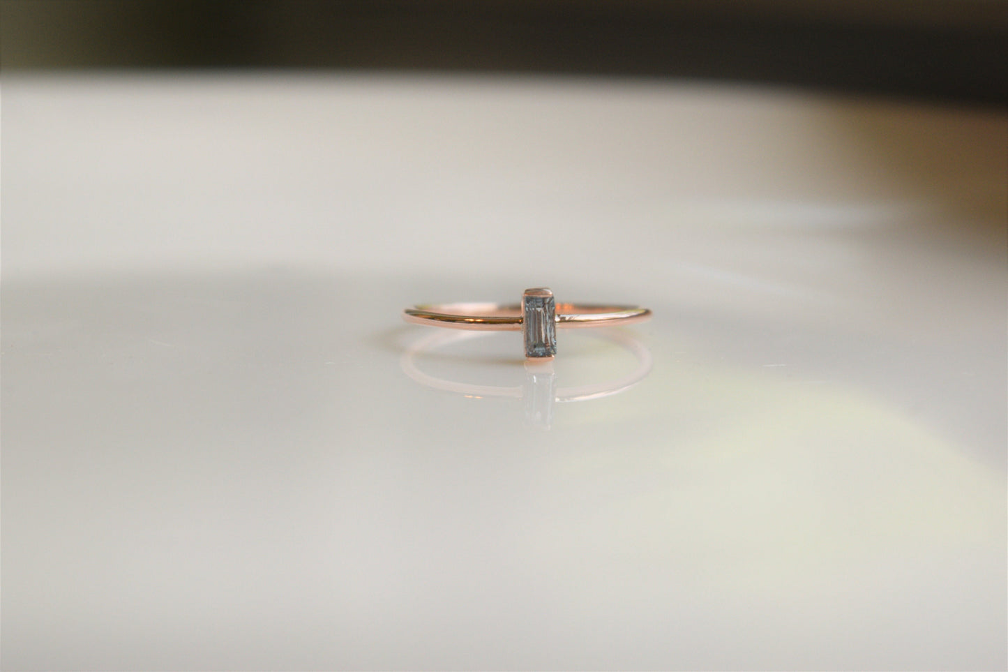 Baguette Birthstone Ring